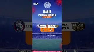 HASIL PERTANDINGAN | AREMA FC VS DEWA UNITED | BRI SUPER LEAGUE 2025-2026 | PEKAN 5 #football