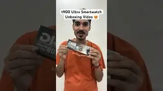 t900 Ultra Smartwatch Unboxing Video #shorts #t900ultra #smartwatch #applewatch #t800ultra #unboxing
