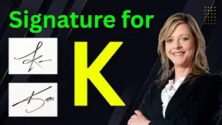 Signature ideas for letter K | K letter signature style | Signature style of my name K