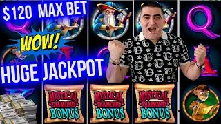 Diamond Queen Slot HUGE HANDPAY JACKPOT | Winning Big Money In Las Vegas