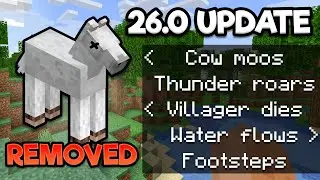 26.0 BEGINS: Mojang Removed A Feature For Parity, Again 😢