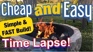 DIY Fire Pit / How to Build a Fire Pit (Easy AND Cheap!)