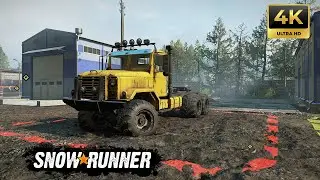SnowRunner ❄️ | Taymyr. Part #145. Zimnegorsk. Pier Recovery. ANK MK38 Civilian. TAYGA 6436.