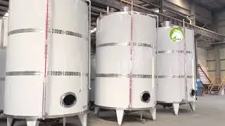 20000Liters 200HL 20KL Stainless Steel Alcohol Storage Tank with single wall #stroagetank #inoxtank