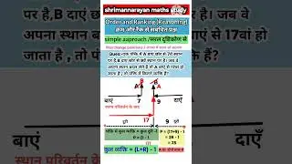 order and ranking| reasoning super Trick | क्रम और रैंकिंग #shorts