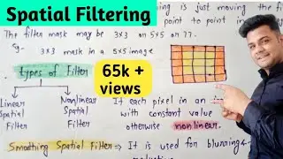Spatial Filtering in Image processing in hindi | Lec-16