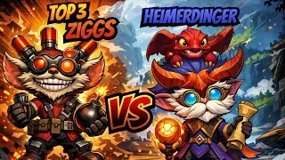 Heimerdinger vs TOP 3 Ziggs 😱 | One Moment Changed the Game | Wild Rift