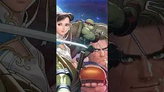 TMNT Meets Street Fighters Crossover