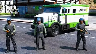 Gefährlicher Geldtransport in GTA 5 (wir werden überfallen 😱)