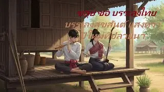 บรรเลงสุขสันต์ แสงดาวปีใหม่ที่ปลายนา | ขลุ่ยซอ บรรเลงไทย | เพลงลูกทุ่งบรรเลงฟังสบาย ผ่อนคลาย