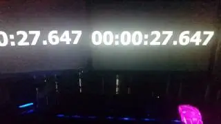 BenQ Zowie RL2460 HDMI out to Asus VX238H-W Lag Test in Slow Motion