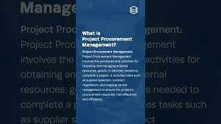 What is Project Procurement Management?