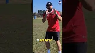 🏉 DROP GOAL 🎯 #rugby #tips #tuto #flyhalf #fly-half