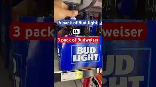 Bud light or Budweiser if price doesn&rsquo;t matter #budlight #budwiser #beer #anheuserbusch #economy