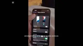 Iphone 13 About brightness & wallpaper#longvideo