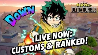 🔥 LIVE: My Hero Ultra Rumble Season 14 – Ranked, Customs & Crossplay! JOIN NOW!