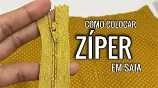Z&Iacute;PER COMUM em saia evas&ecirc; modo f&aacute;cil- parte 3