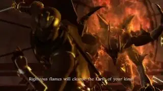 Ninja Gaiden II - Zedonius Boss Fight using Blade of the Archfiend (Path of the Mentor)
