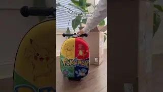 Traveling with kids must have- scooter suitcase from Bio world✨