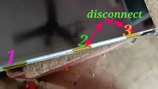 MI LED TV# L32M-AI# display half image problem solved.Cof ic jumper @