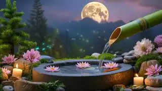 Bright Morning Energy Relaxing Piano & Gentle Water Sounds, Deep Healing Music for Stress Relief