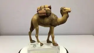 Krippenfigur aus Holz - Kamel