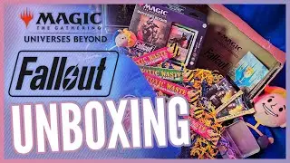 ☢️ Unboxing MTG x Fallout [AD/Gifted] 💙 Fallout fan gets VERY excited!💛