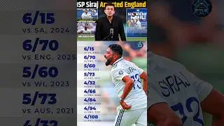 Mohammad siraj best spell in test match