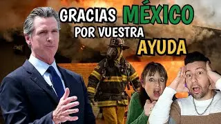 GOBERNADOR DE CALIFORNIA AGRADECE A MÉXICO por la GRAN AYUDA contra los INCENDIOS