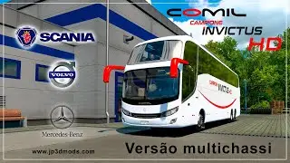 LAN&Ccedil;AMENTO 🚌COMIL INVICTUS HD - MULTICHASSIS - JP3D MODS
