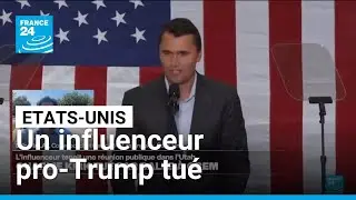 Etats-Unis : l'influenceur pro-Trump Charlie Kirk tu&eacute; par balle dans l'Utah &bull; FRANCE 24