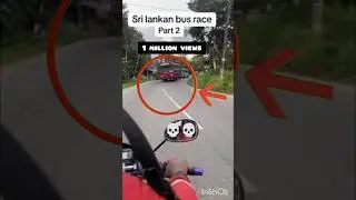 Sri lanka bus race / 💀🖤👑️ #1million #trending #shortfeed #shorts #bus #race #srilanka #news #1 #2 #3