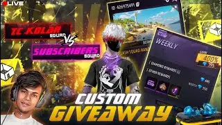 FREE FIRE SUBSCRIBERS VS TCK ESPORTS LIVE TAMIL #freefire #live #garenafreefire #shorts