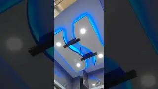 gypsum 3d design #ceiling