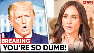 EXPLOSIVE: ''Former Royal'' Meghan Markle BLINDSIDED by Trump&rsquo;s SCATHING Live Attack!