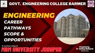 Engineering career pathways, scope and opportunities | Government Engineering college barmer