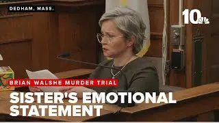 Sister describes family's pain of losing Ana Walshe in statement at Brian Walshe sentencing
