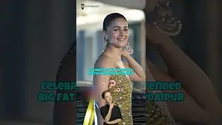 Celebrities Who Attended Billionaire Wedding At Udaipur #bollywood #jenniferlopez #justinbieber
