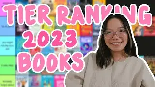 tier ranking the 70 books i read in 2023! 📚🌟 | end of year reading wrap up