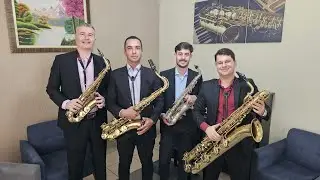 Quarteto de Saxofones Erudito LAS | Hymns on Sax - Vol. 9 | collab com @CallSax e @mucciaronimusic