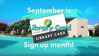 Library Card Sign Up Month