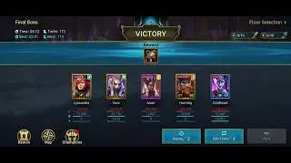 Raid Shadow Legends 2023 Hard Doom Tower Dark Fae 120 All turn meter reduction method.