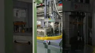 Rotary vertical injection machine for washing machine soft outlet pipe #factory #machine