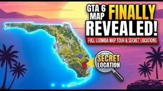 GTA 6 Map Finally Revealed! Full Leonida Map Tour & Secret Locations