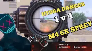 Hydra Danger 1v4 With M4 6X Sprey | Hydra Extra