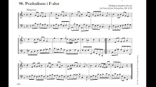 Wolfgang Amadeus Mozart: Prelude in F Major/Pr&aelig;ludium i F-dur for Organ, KV 453b