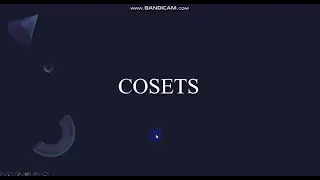 Cosets| Left coset| Right coset| Factor group
