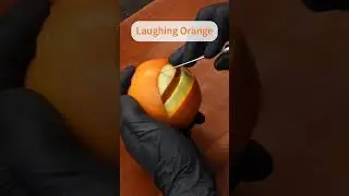 This Orange Started Laughing 😂🍊 | Funny Food Art  #fruitcutting   #fruitcarving