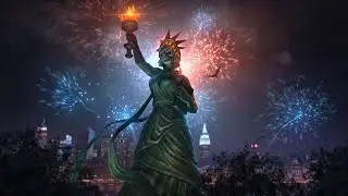 Lady Liberty Karthus Custom Skin Preview - League of Legends