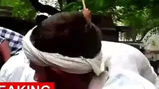 NSUI Protest against for the student election stopped in universities